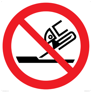 Prohibition: Do not use for face grinding